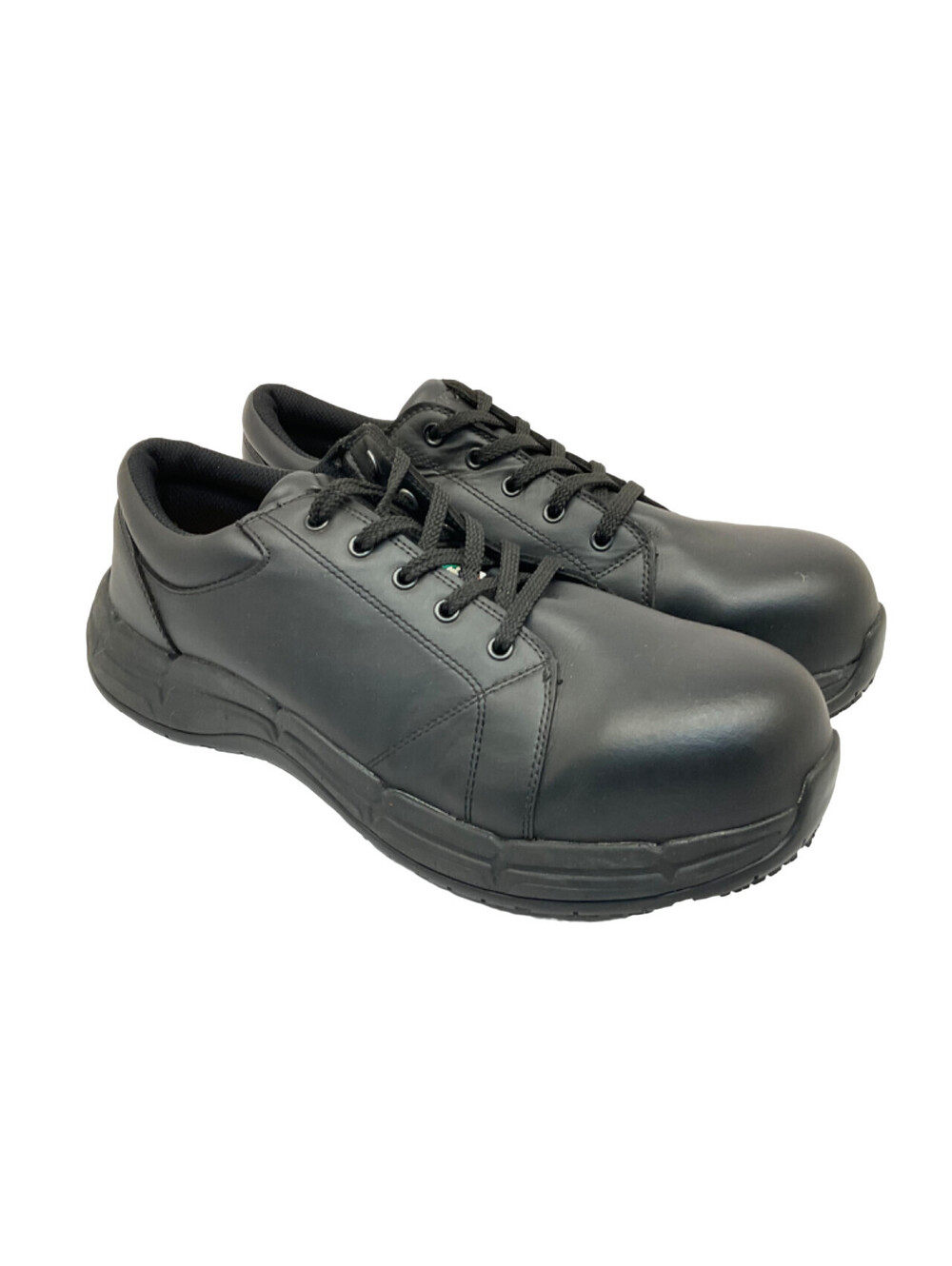 Dakota Men's Lace-Up Steel Toe Sport Oxford Shoes 3021 Black Leather Size 11M